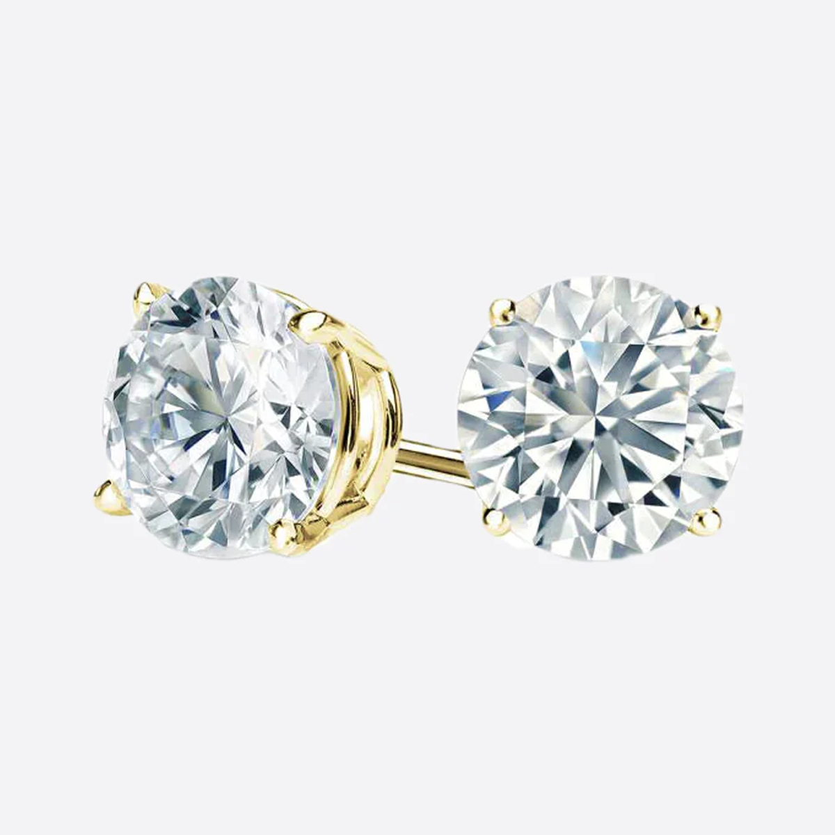 BLISS. | 14K Gold Moissanite Earrings