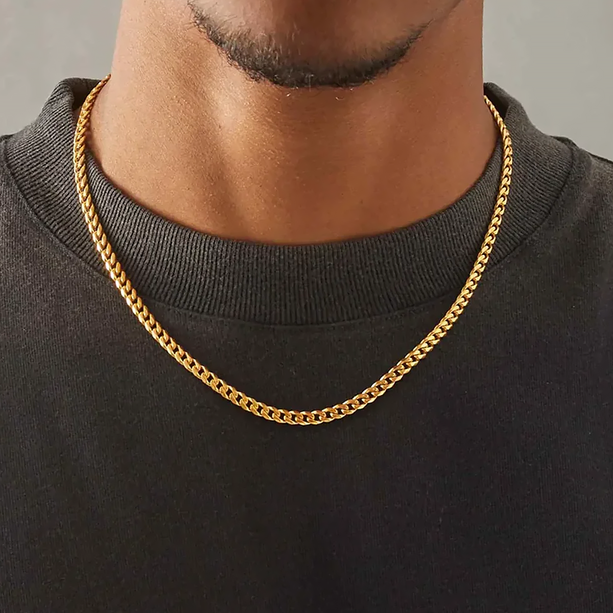 GIROX. | 6MM Gold Cuban Link Chain 18K