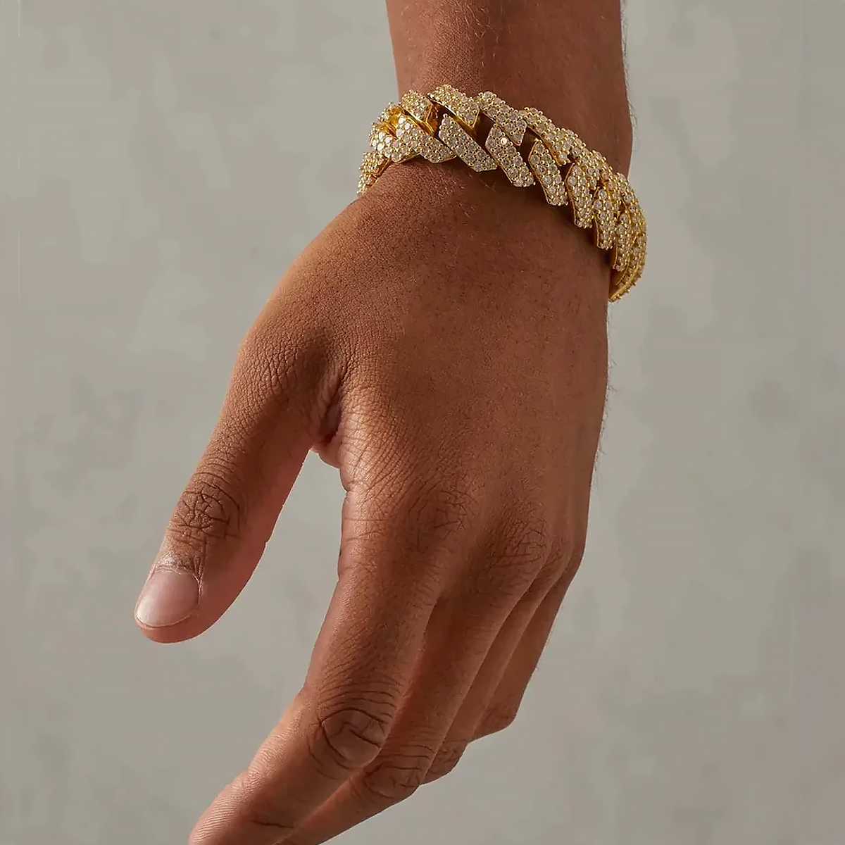 GYMON. | Gold Cuban Link Bracelet 19MM