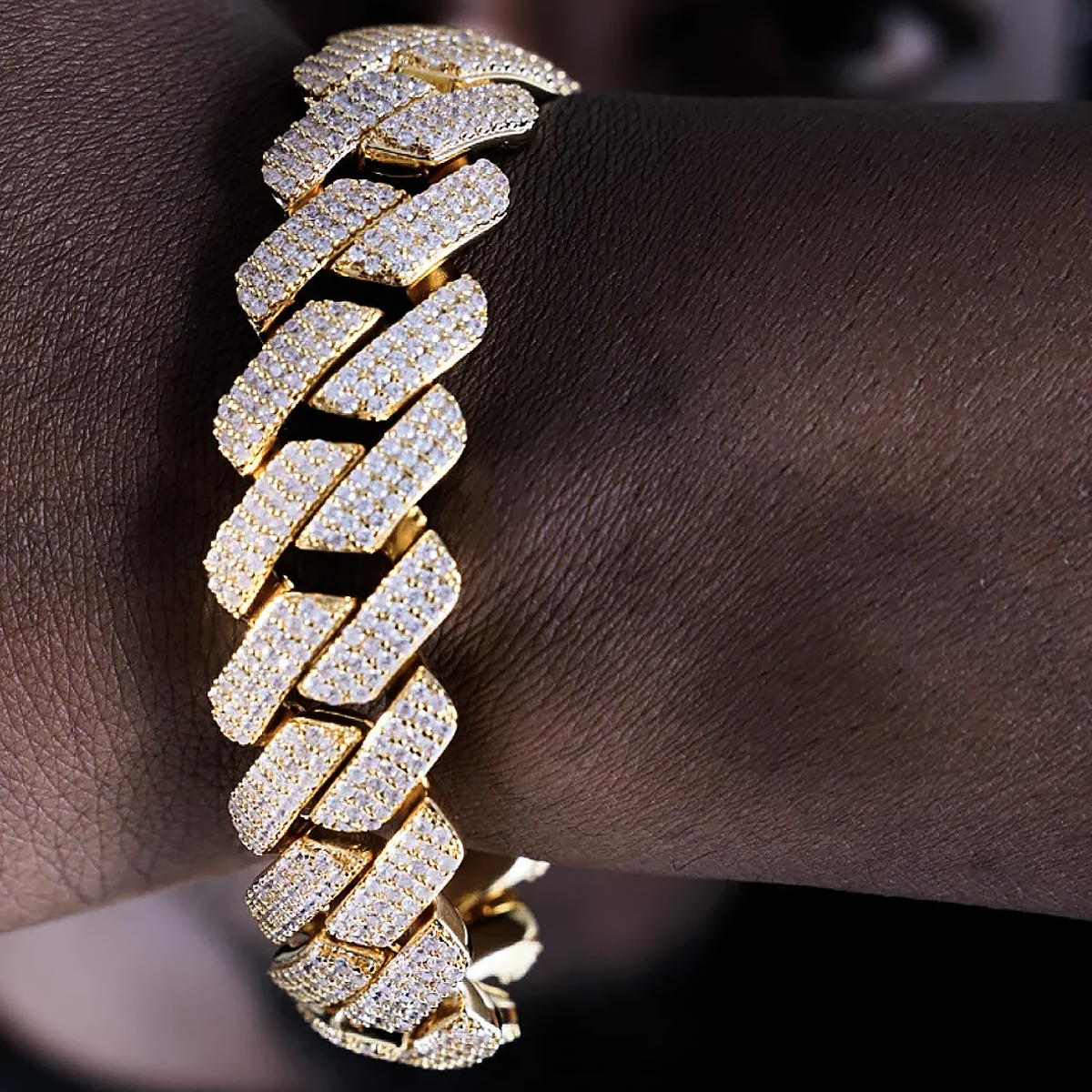 GYMON. | Gold Cuban Link Bracelet 19MM