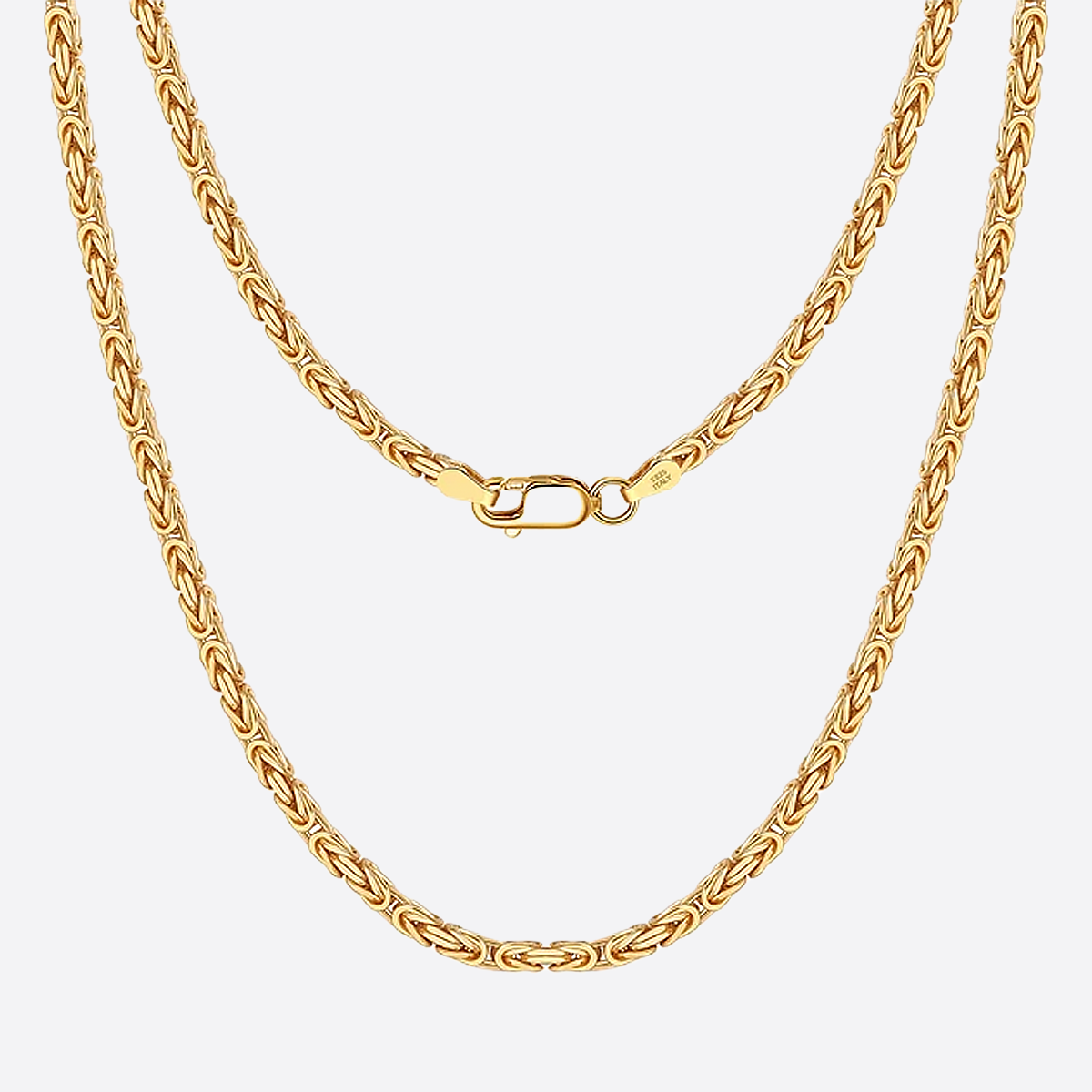 GYTAN. | 3MM S925 King Necklace with 18K Gold Plating