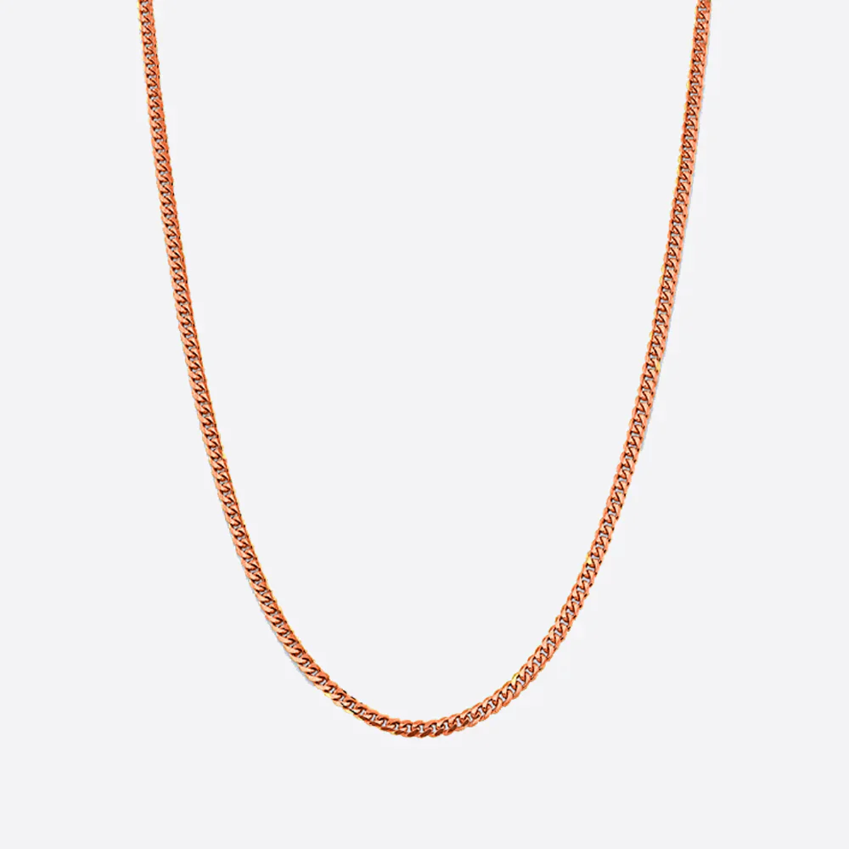 RYLAN. | 3MM Rose Gold Cuban Link Chain