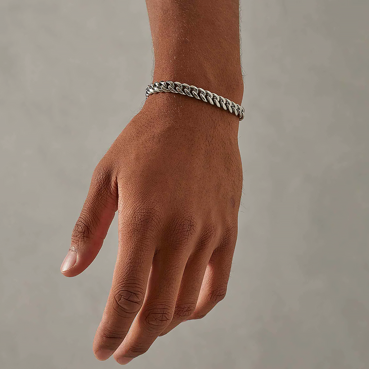 SIAMI. | 8MM Silver Cuban Link Bracelet