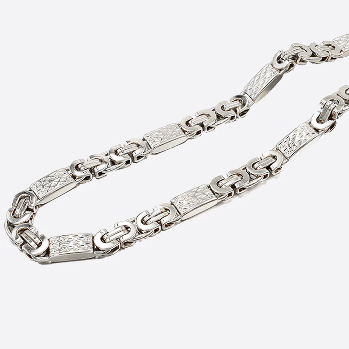 SILVY. | Flat Silver King Link Chain