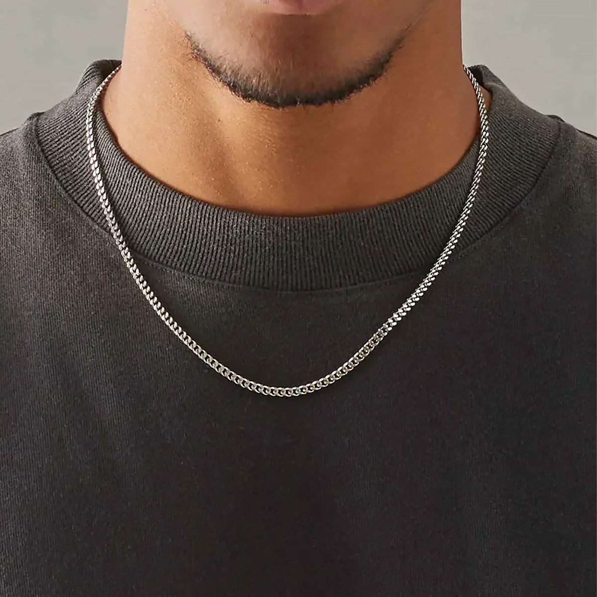 SYLAN. | 3MM Silver Cuban Link Chain