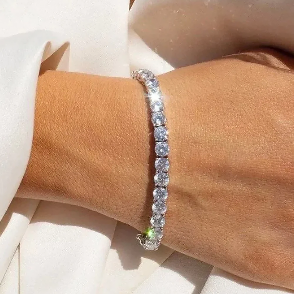 SYLET. | Silver Tennis Bracelet 5MM