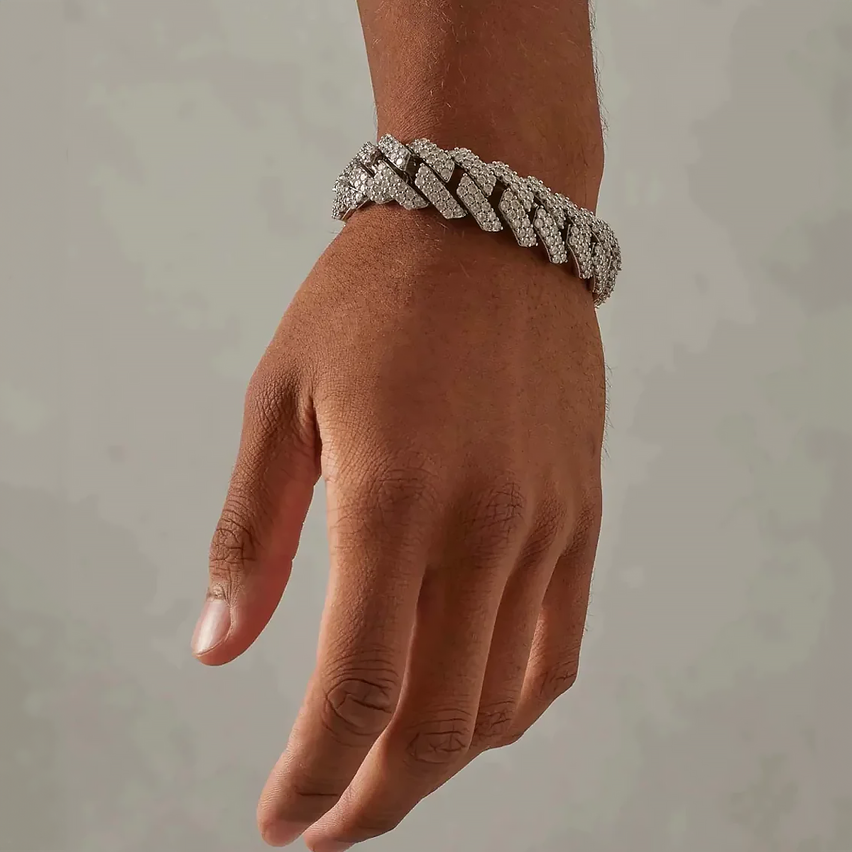 SYMON. | Silver Cuban Link Bracelet 19MM