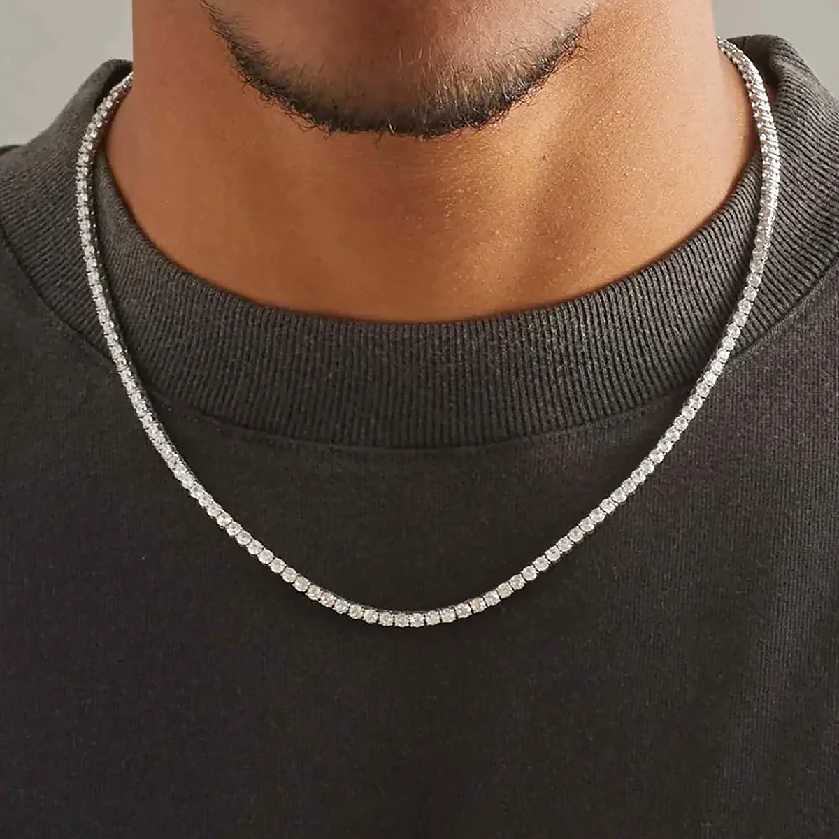 SYNNY. | 3MM Silver Tennis Chain