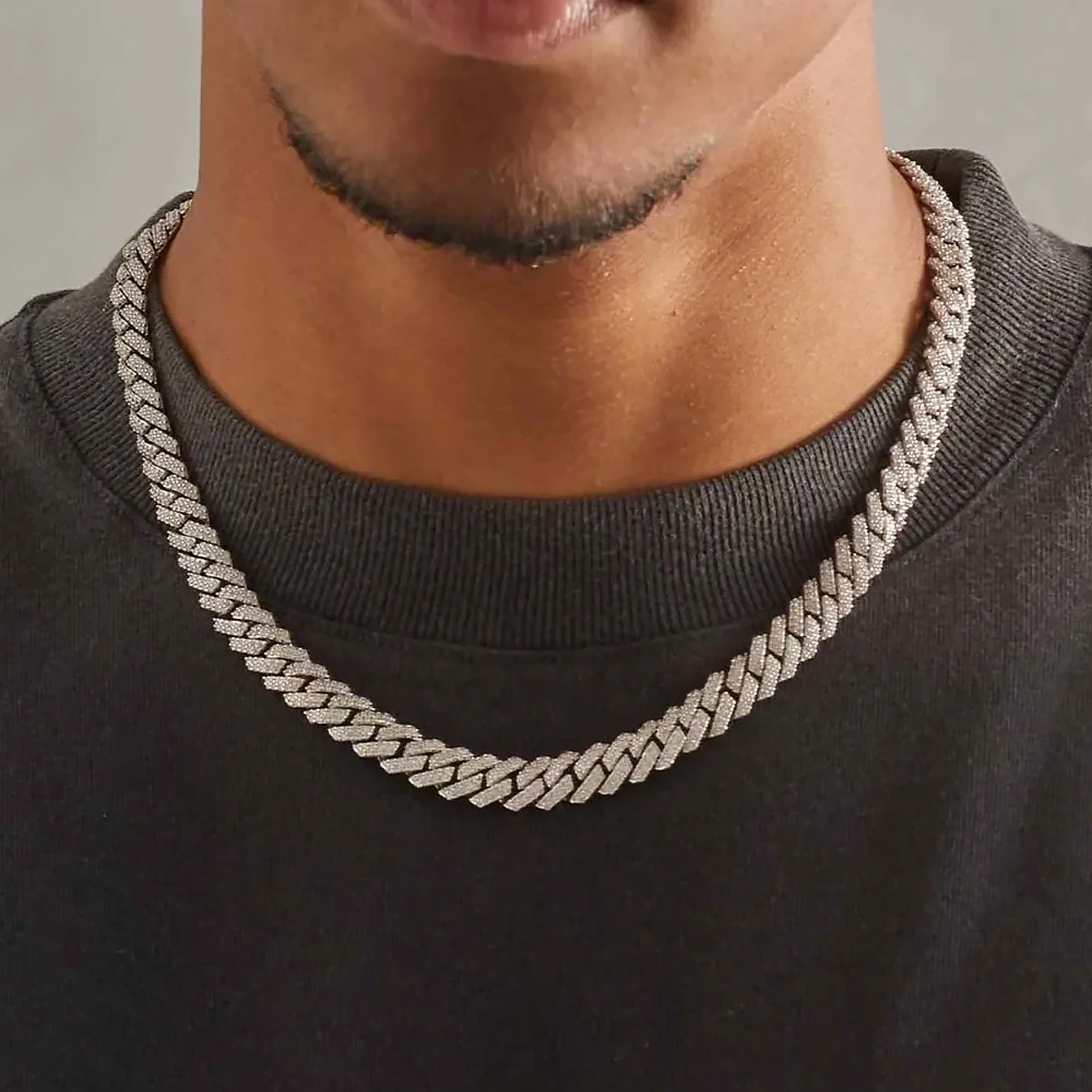 SYTIL. | 12MM Silver Cuban Link Chain